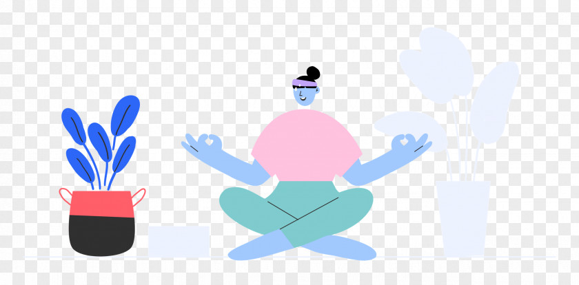 Meditating At Home Rest Relax PNG