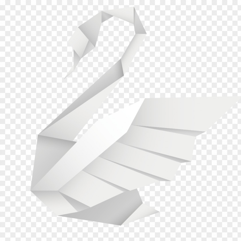 Origami Swan Cygnini Paper PNG