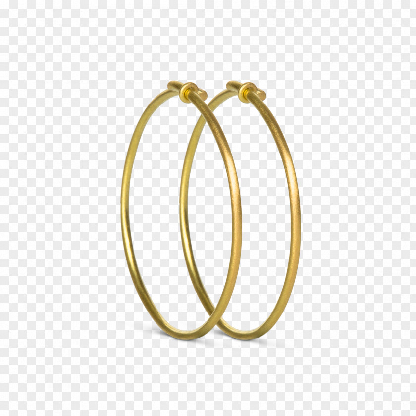 Gold Earring Carat Creoler PNG