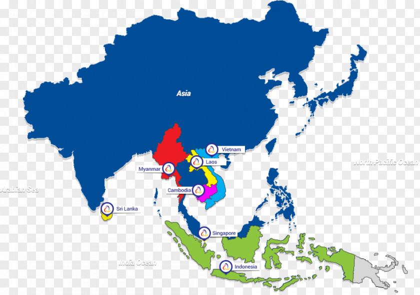 Indonesia Map Southeast Asia Vector World PNG