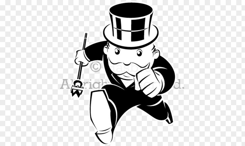 Monopoly Rich Uncle Pennybags Money Bag Coloring Book Game PNG