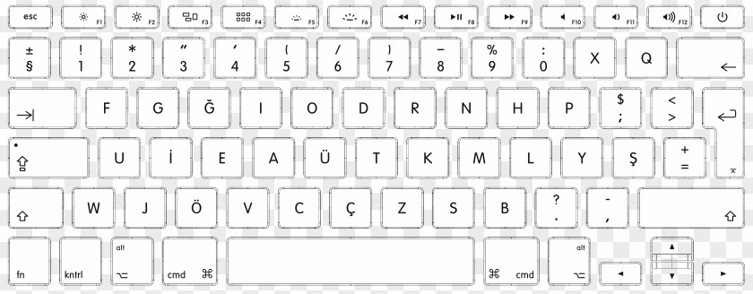 Number Keyboard MacBook Pro Apple Computer American English PNG