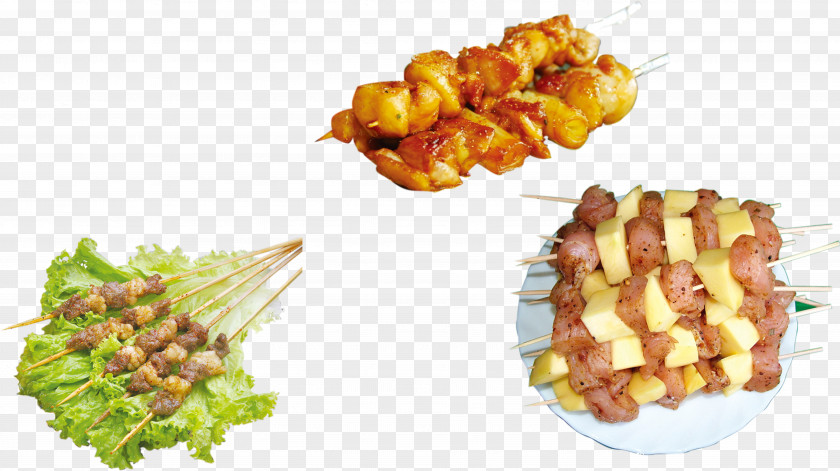 Spicy Food, Barbecue Kebabs, Potatoes Kebab Chuan Vegetarian Cuisine Street Food PNG