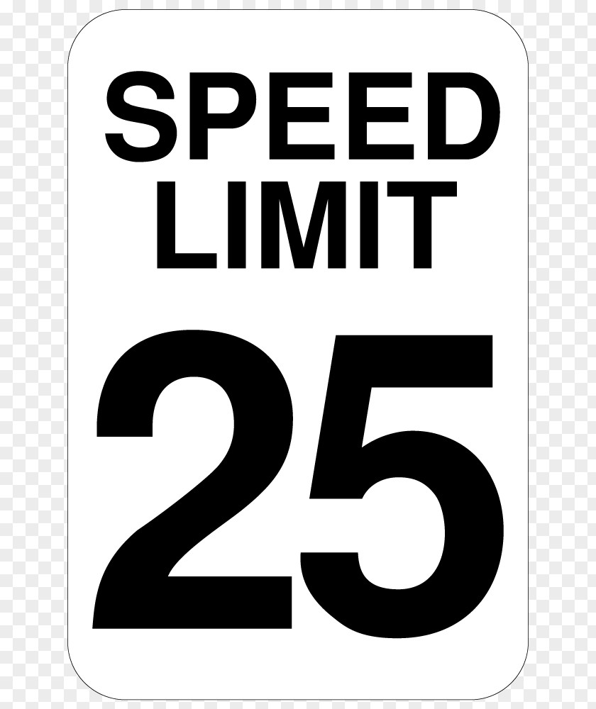 United States Speed Limit Traffic Sign Miles Per Hour PNG