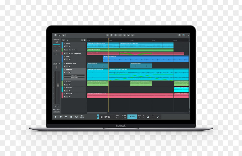 Android N-Track Studio Recording MIDI Digital Audio Workstation PNG