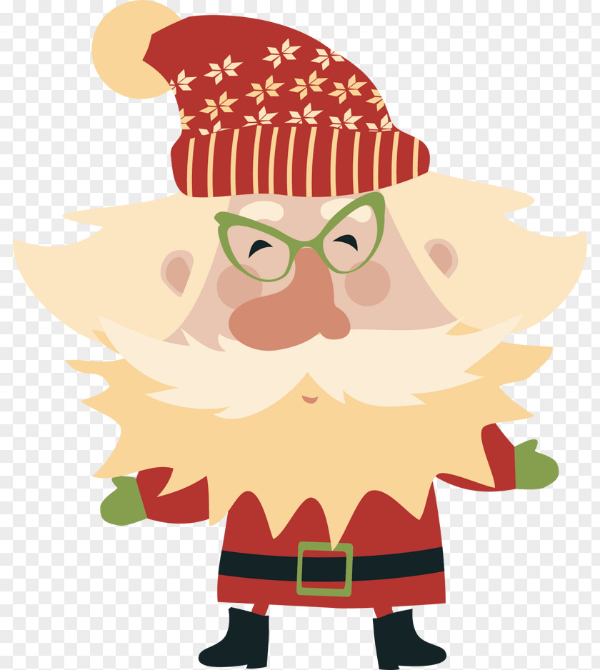 Brazilian Santa Claus Christmas Day Image Painting PNG