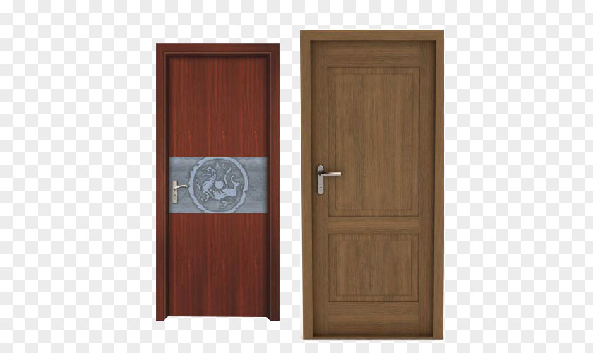 Chinese Wooden Doors Door PNG