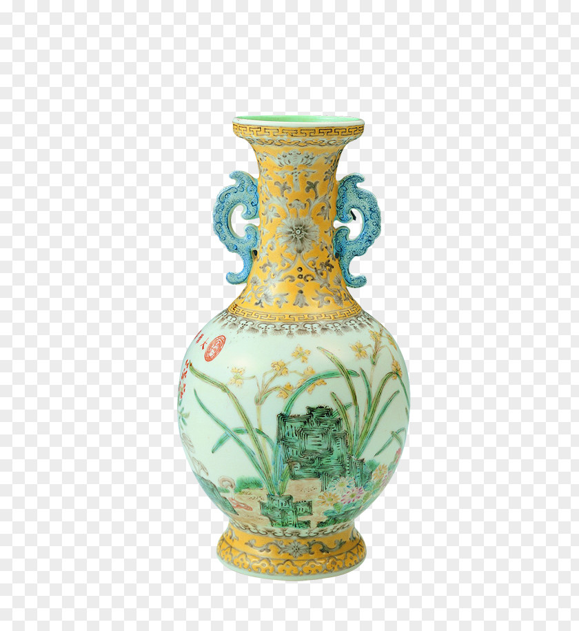 Exquisite Vase Ceramic Graphic Design PNG