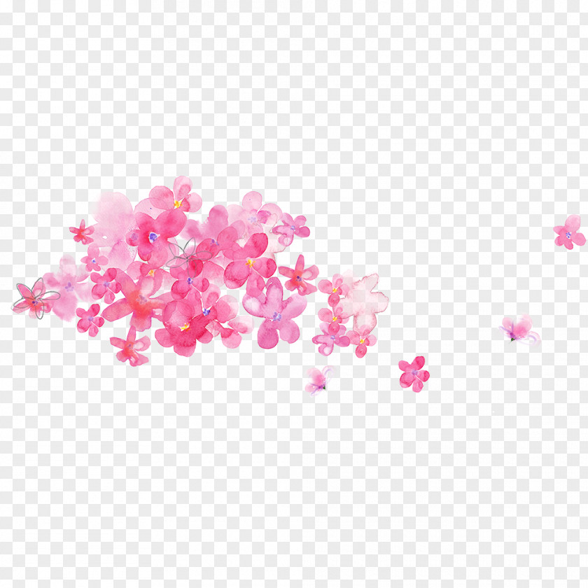 Pink Color Image Spring Design PNG