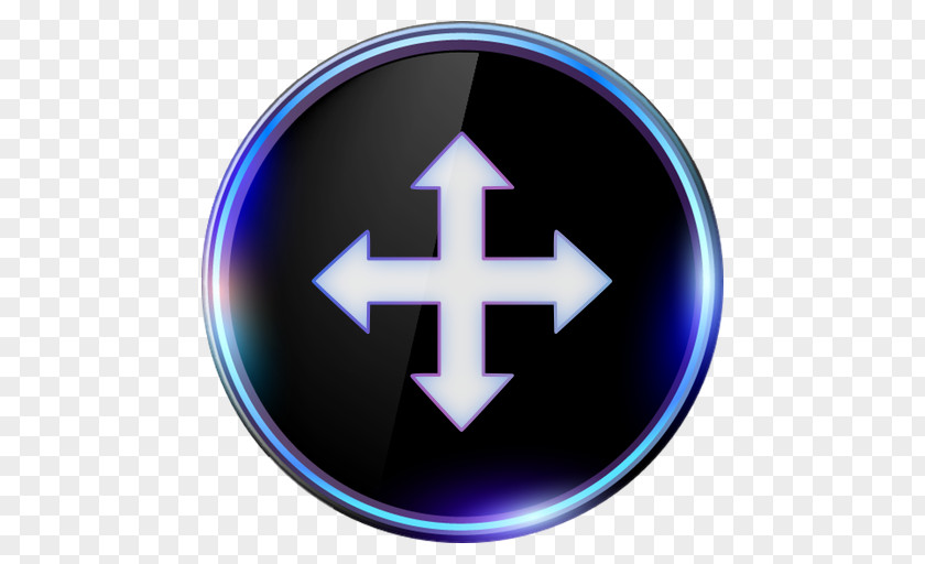 Symbol Cobalt Blue PNG