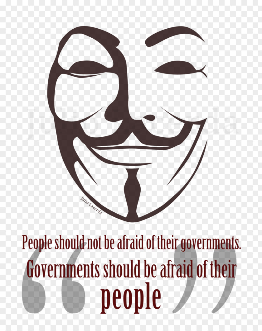 V For Vendetta Guy Fawkes Mask Drawing Stencil PNG