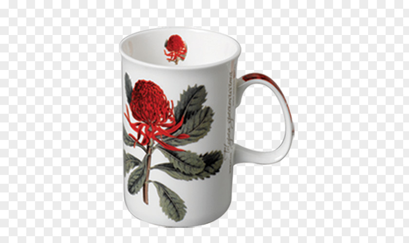 Australia Coffee Cup Floral Emblem Mug Flower PNG