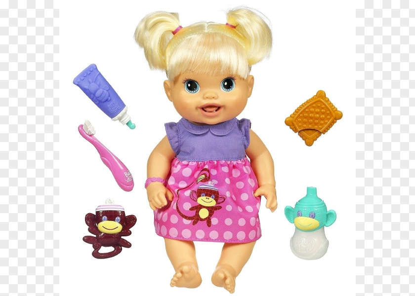 Bouncin' BabblesDoll Baby Alive Baby's New Teeth Doll Infant PNG