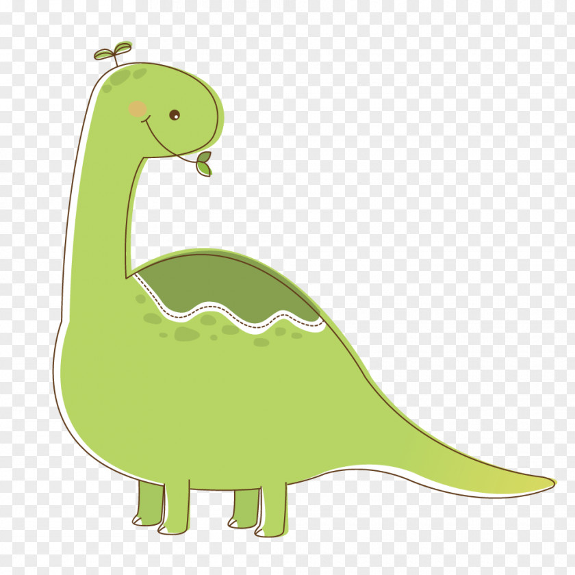 Green Dinosaur Cartoon PNG