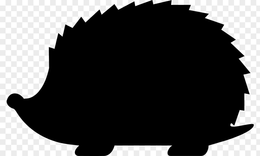 Hedgehog Silhouette Clip Art PNG