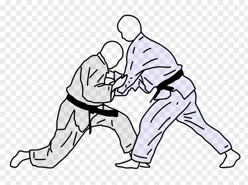 Judo Line Art Clothing PNG