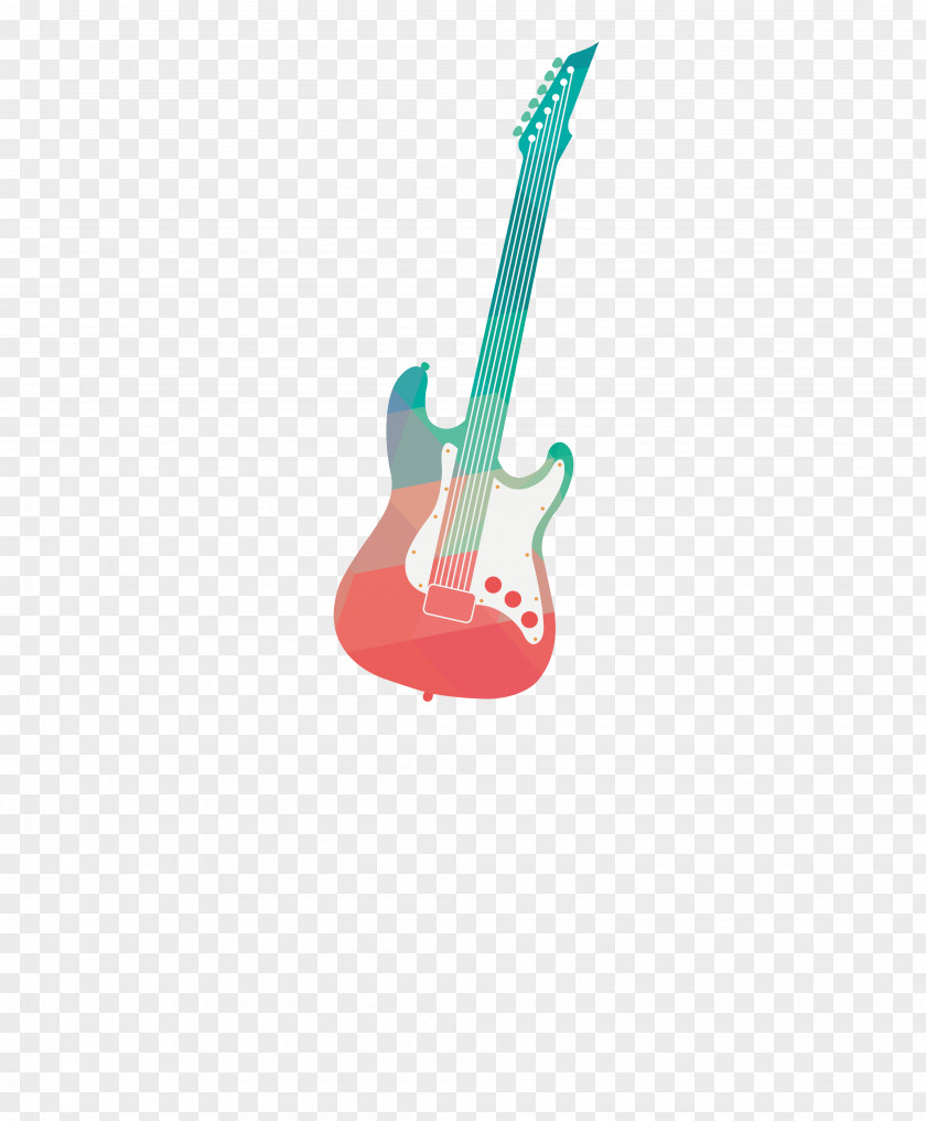 Vector Hand Drawn Electric Guitar Fort Lauderdale Beach PNG