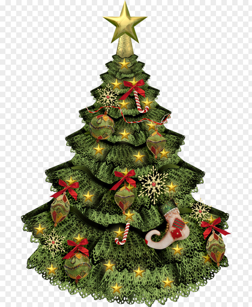 Christmas Tree Effect Ded Moroz Santa Claus PNG