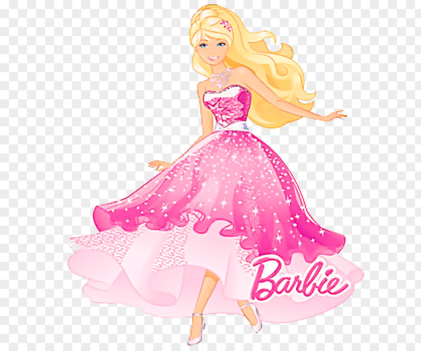 Fashion Design Costume Doll Barbie Pink Toy Illustration PNG