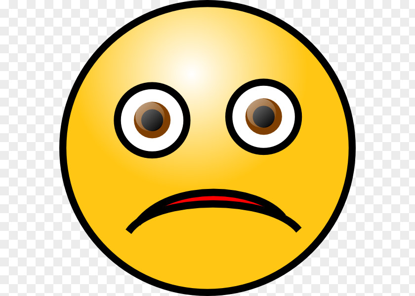 Frowning Smiley Frown Emoticon Clip Art PNG