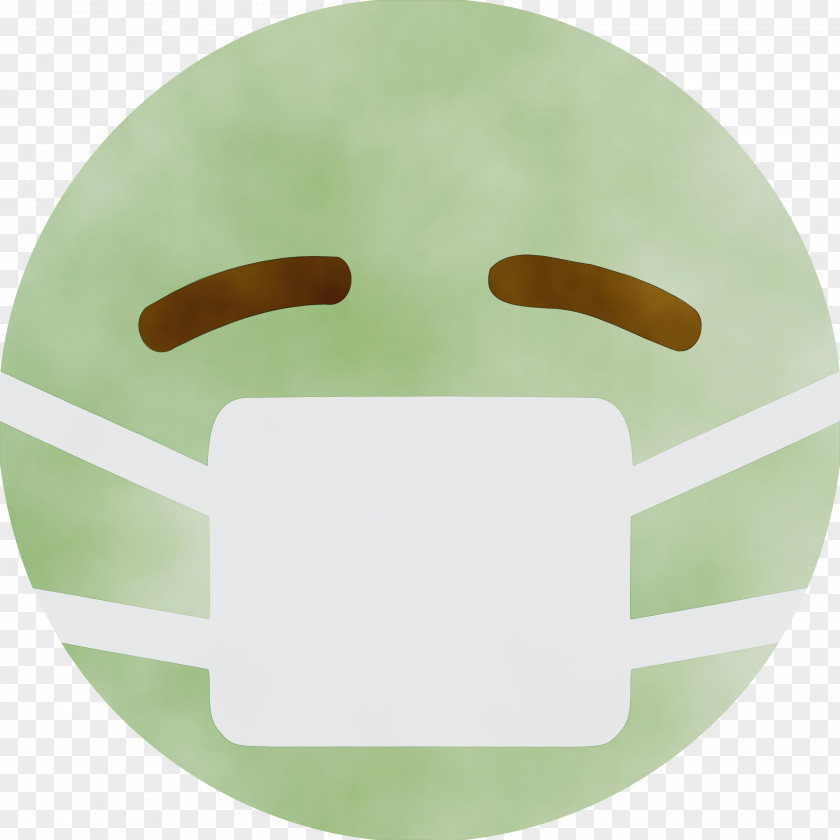 Green Dishware Plate Head Yellow PNG