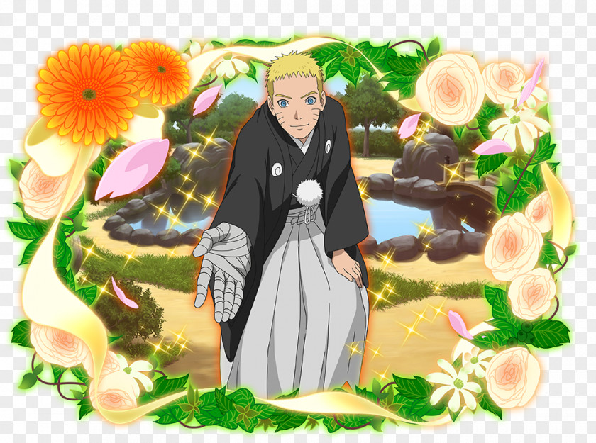 Naruto Naruto: Ultimate Ninja Hinata Hyuga Sasuke Uchiha Blazing Floral Design PNG