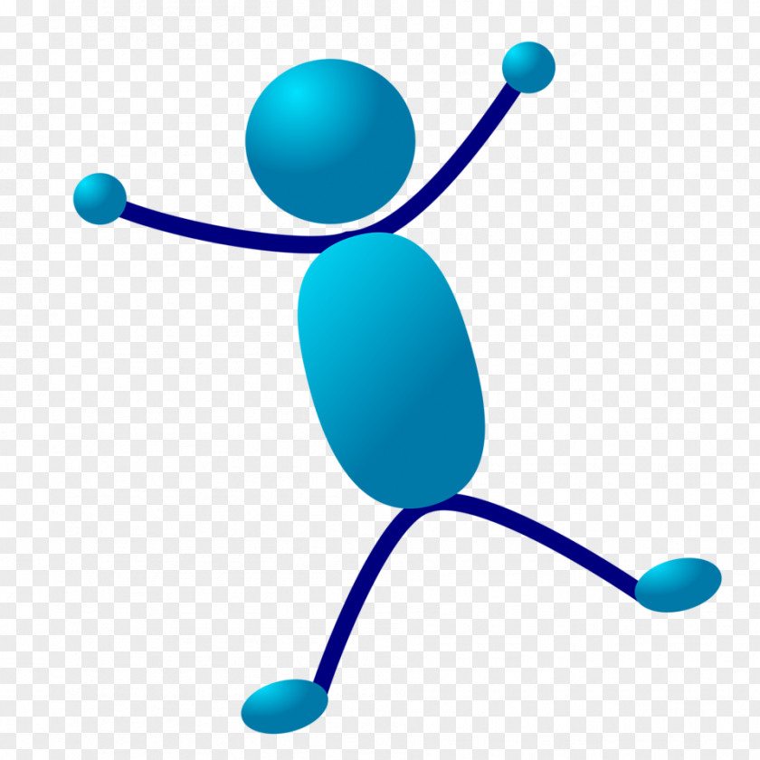 Blue Man Cliparts Stick Figure Line Art Clip PNG