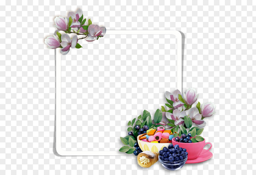 Blueberry Fruit Floral Design Flower Purple PNG