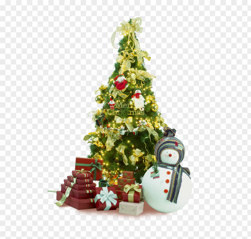 Christmas Tree Santa Claus Template New Year PNG