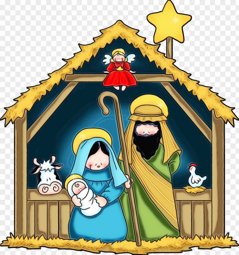 Clip Art Nativity Scene Christmas Day Openclipart PNG