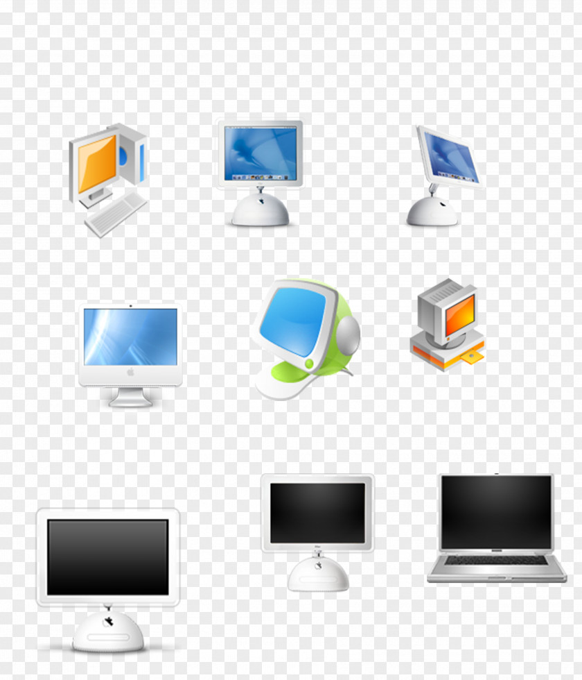 Computer Flat Pictures PSD Material Apartment PNG