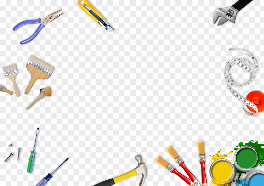 Tools For Decoration Workers Tool Paint Laborer PNG