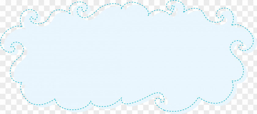 Cloud Line Art Circle Area PNG