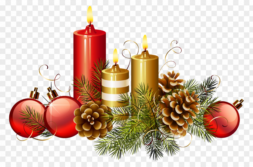 Holiday Candle Holder Snow Christmas Tree PNG