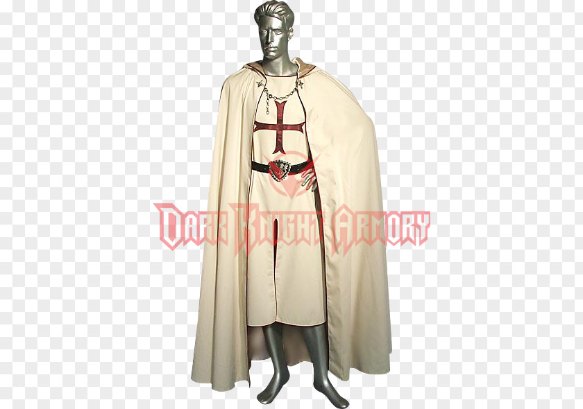 Knight Robe Crusades Renaissance Middle Ages Cloak PNG