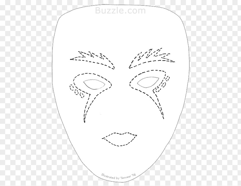 Mask Halloween Painting Masquerade Ball Face PNG