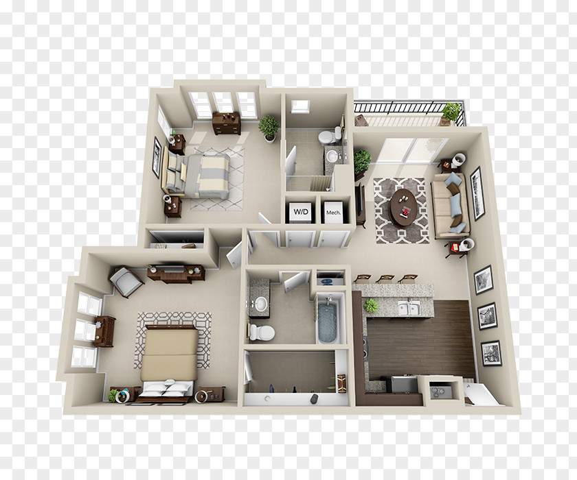 Apartment Floor Plan Three30Five Luxury Apartments PNG