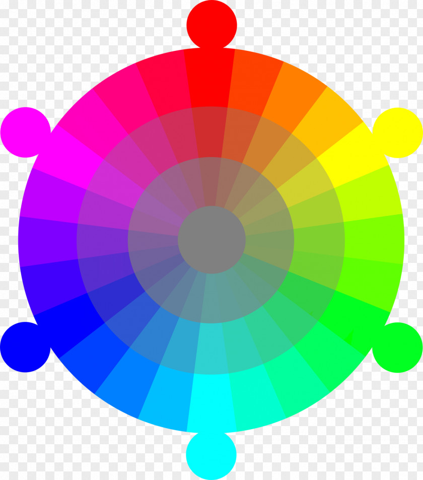 Colors Color Wheel Game RGB Model CMYK PNG