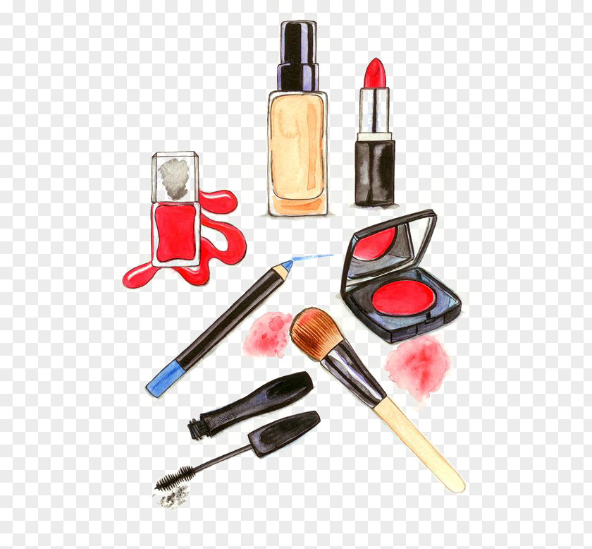 Cosmetics Lipstick Makeup Brush Mascara PNG brush Mascara, girl makeup, cosmetics bottle and illustration clipart PNG