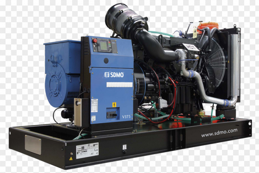 Engine Diesel Generator Engine-generator Electric Sdmo Mecc Alte PNG