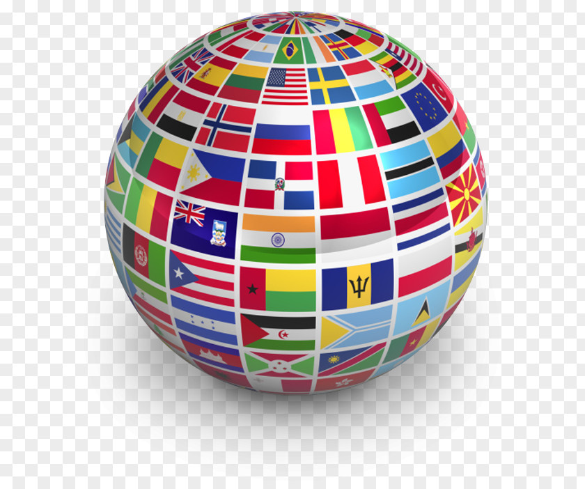 Globe Flags Of The World Earth PNG