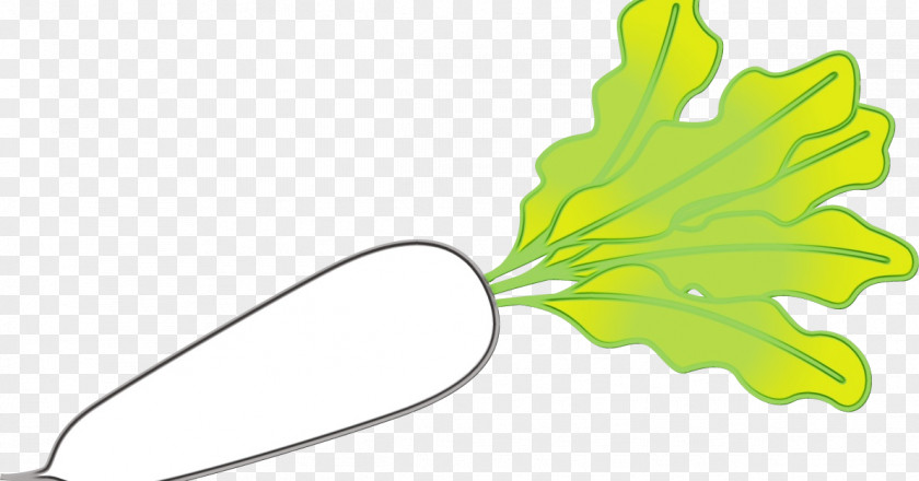 Plane Plant Green Leaf Watercolor PNG