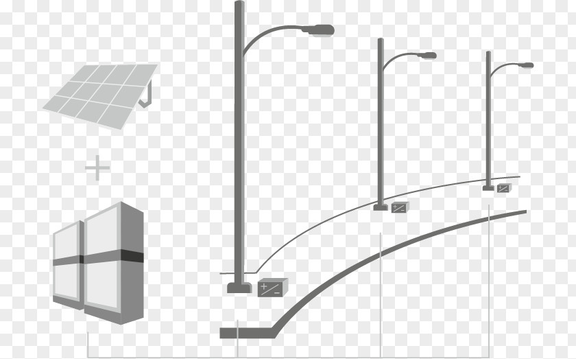 Light Solar Street Lighting PNG