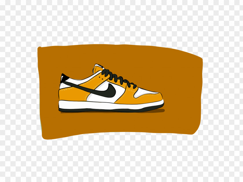 Nike Dunk Drawing Illustration Shoe PNG