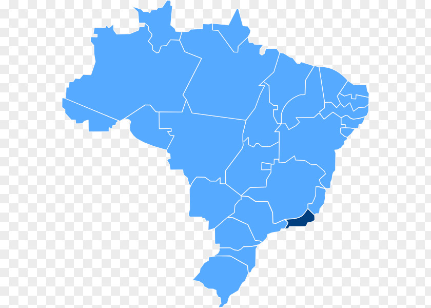 Rio Brazil Vector Map Clip Art PNG