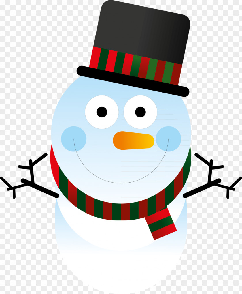 Snowman Christmas Day Character PNG