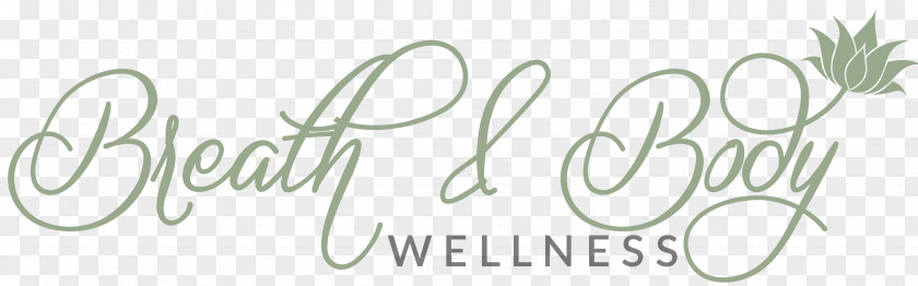 Wellness Calligraphy Brand Plant Line Font PNG