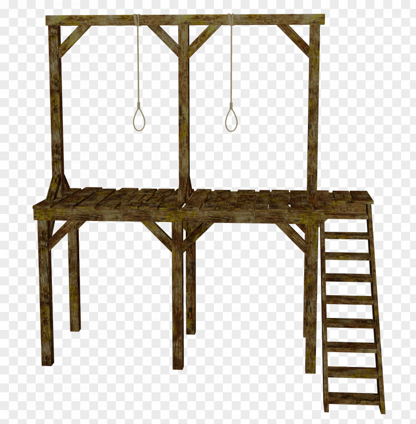 Wood Table Building Cartoon PNG