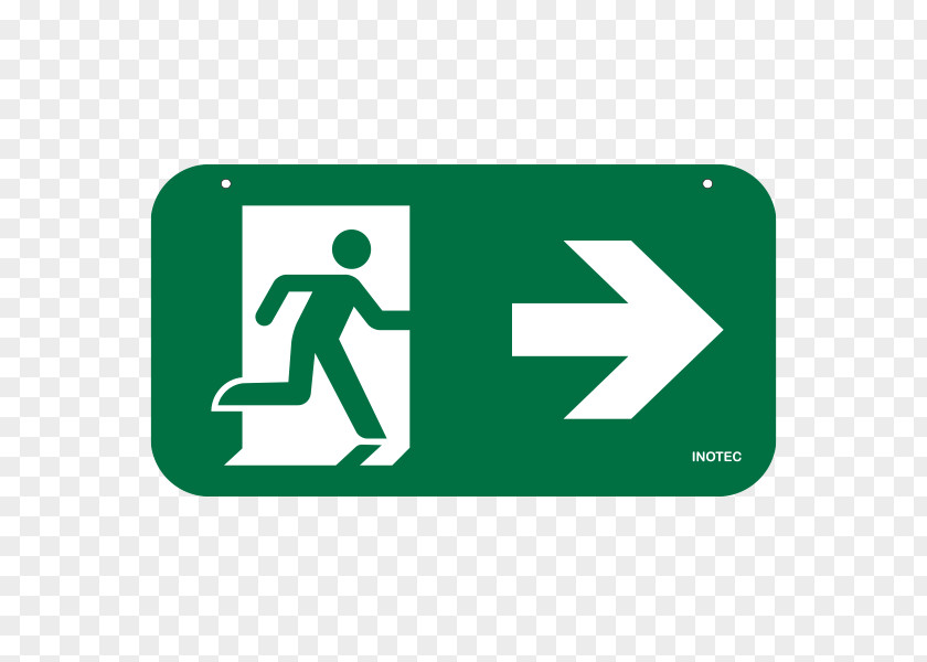 Arrow Exit Sign Emergency Signage Safety PNG
