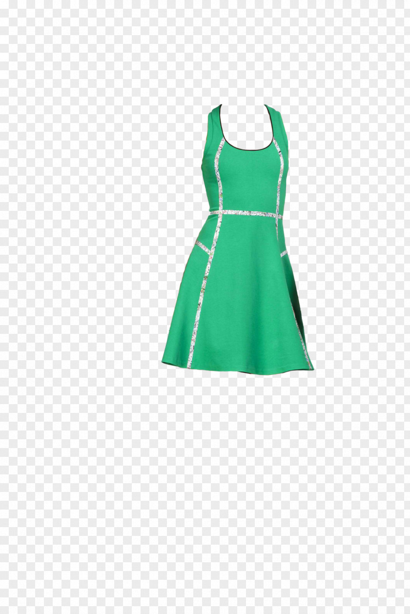 Cocktail Green Dress Neck PNG